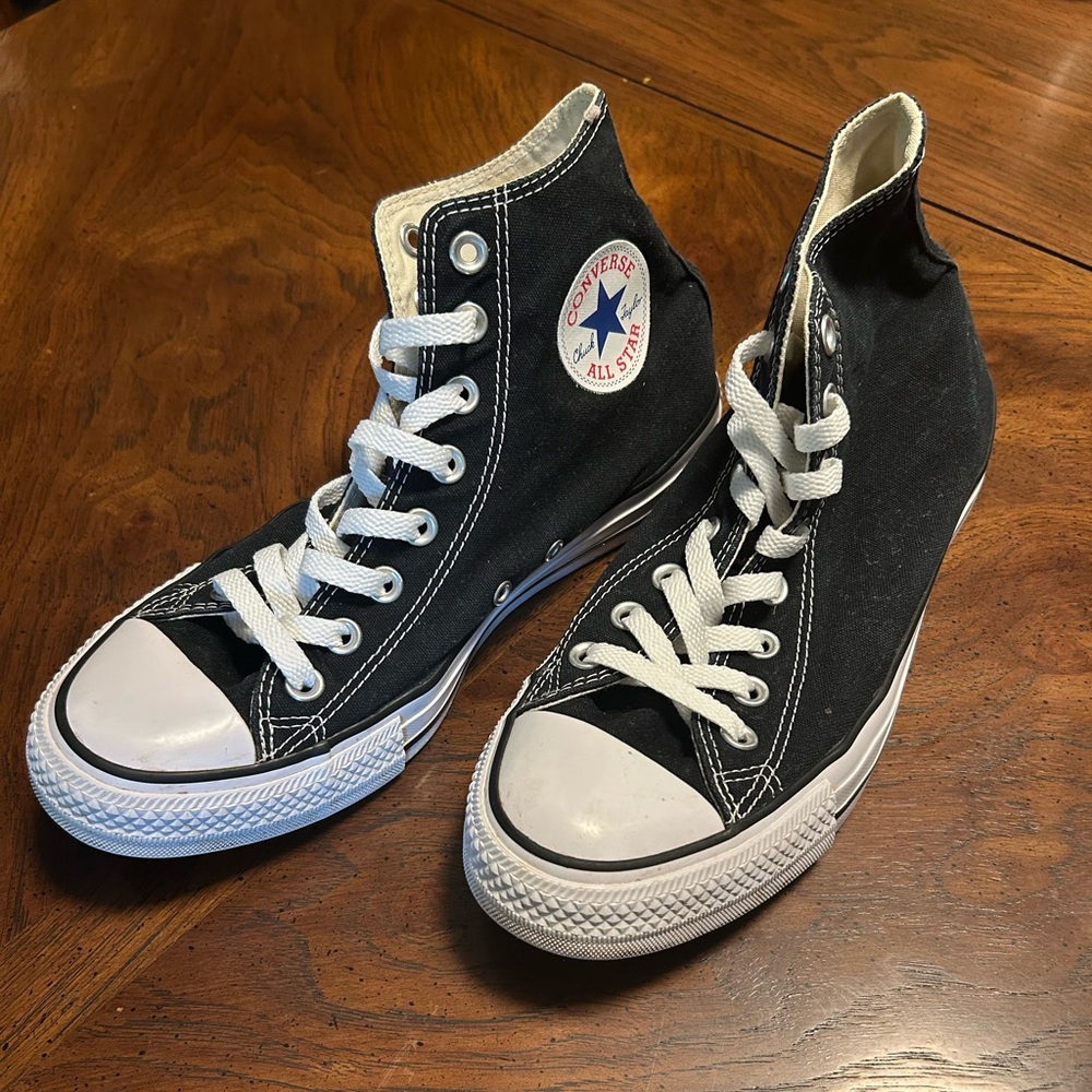 Converse Black and White High Top